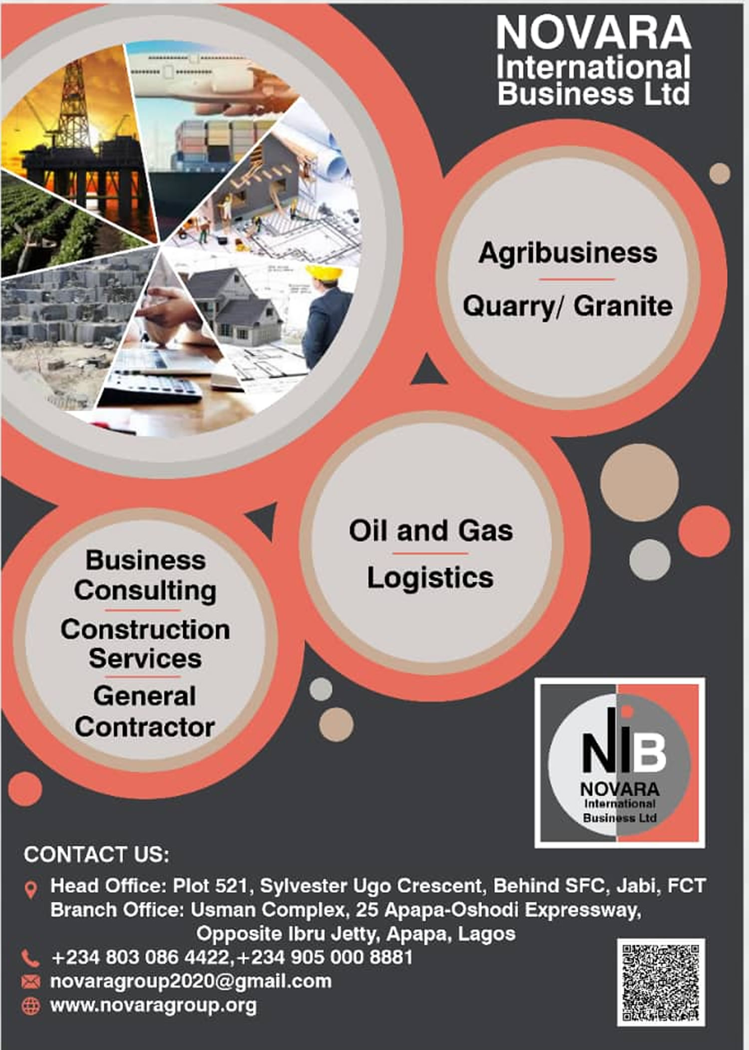 novara logistics full page